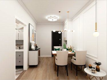 35平1室现代简约餐厅