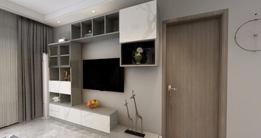 106平2室现代简约客厅