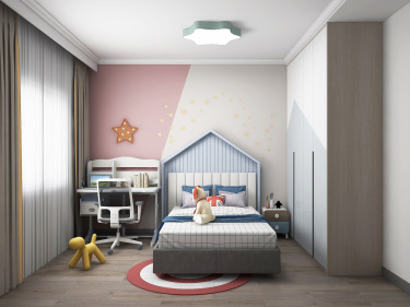 106平2室现代简约卧室