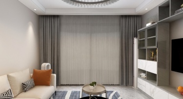 106平2室现代简约客厅