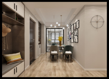 128平2室现代简约餐厅