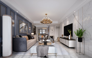 108平2室现代简约餐厅