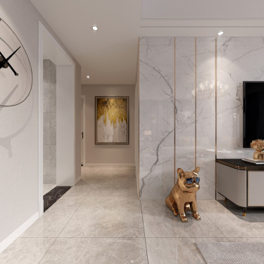 108平2室现代简约走廊