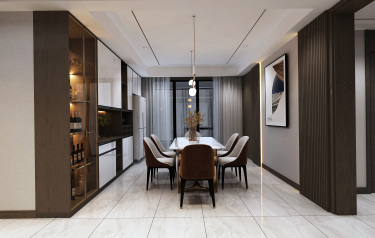 190平3室现代简约餐厅