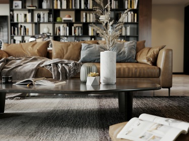 350平别墅现代简约客厅