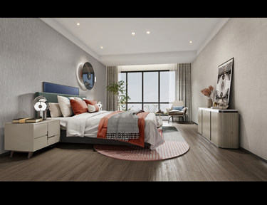 590平别墅现代简约儿童房