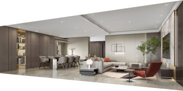 590平别墅现代简约客厅