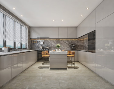 590平别墅现代简约厨房