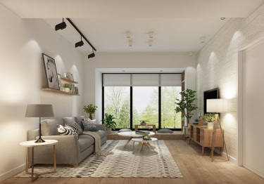 158平3室禅意日式客厅