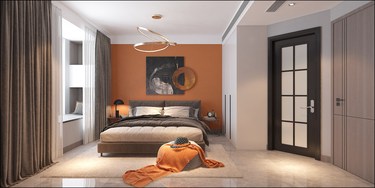 137平4室现代简约卧室