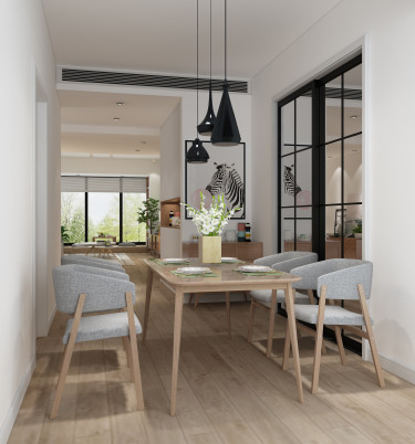 158平3室禅意日式餐厅