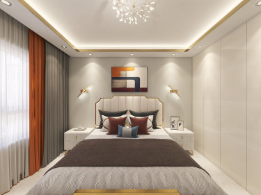137平4室现代简约卧室