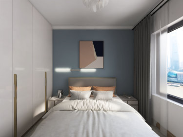 137平4室现代简约卧室