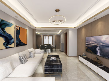 137平4室现代简约客厅