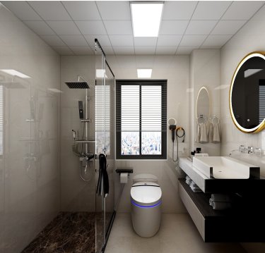 138平4室禅意日式卫生间