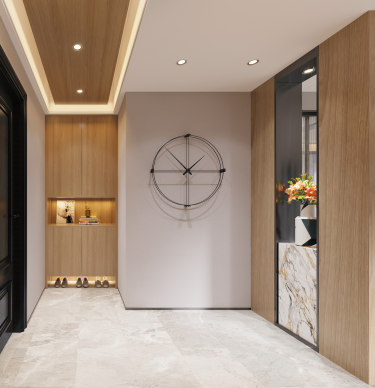 135平3室现代简约客厅