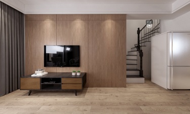 94平跃层/复式现代简约客厅