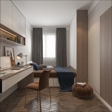 120平3室原木风其他