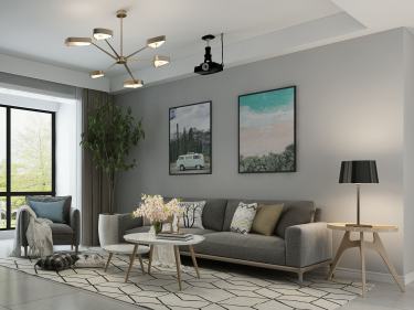 135平广电天韵现代风格-爱之所居