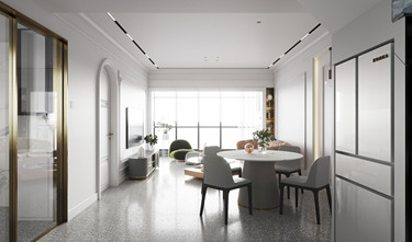 200平4室现代简约客厅