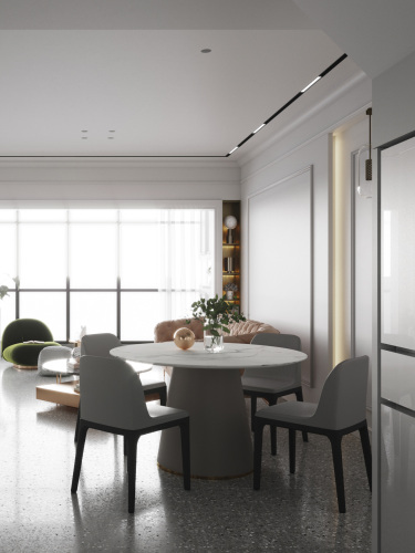 200平4室现代简约客厅