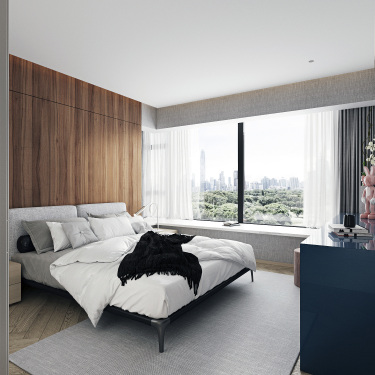 160平4室现代简约卧室