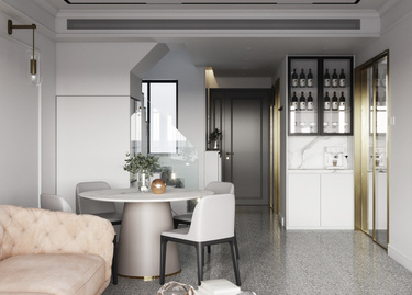 200平4室现代简约客厅