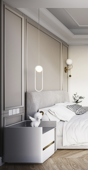 200平4室现代简约卧室