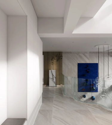 300平跃层/复式现代简约客厅