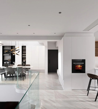 300平跃层/复式现代简约餐厅