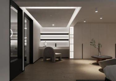 300平跃层/复式现代简约卧室