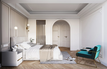 200平4室现代简约卧室