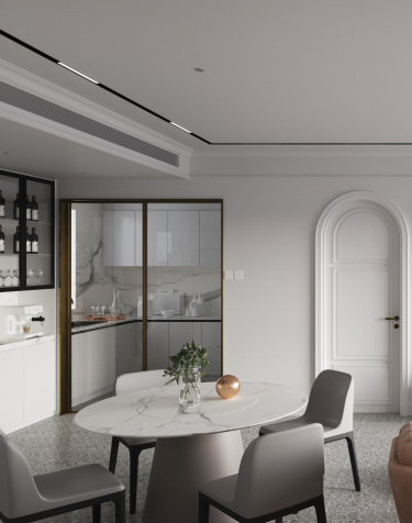 200平4室现代简约餐厅