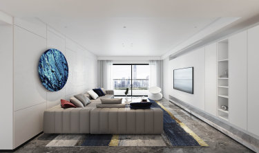 160平4室现代简约客厅