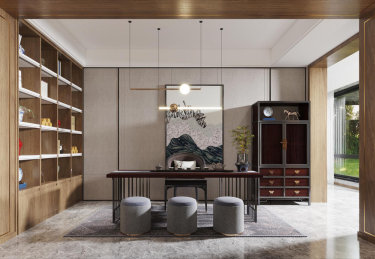 217平4室现代简约餐厅