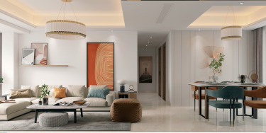 110平4室现代简约餐厅