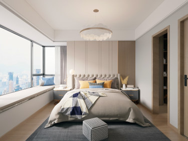 110平4室现代简约卧室