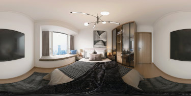 110平4室现代简约卧室