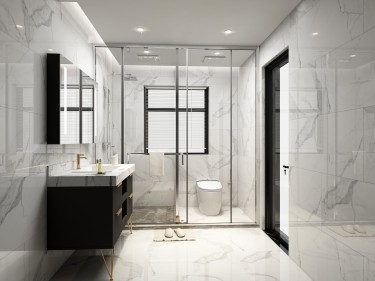 250平别墅现代简约卫生间