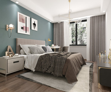 180平4室现代简约卧室