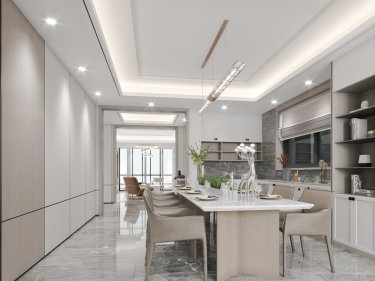 180平4室现代简约餐厅