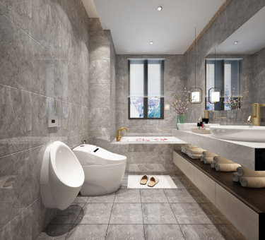 149平4室雅致新中卫生间