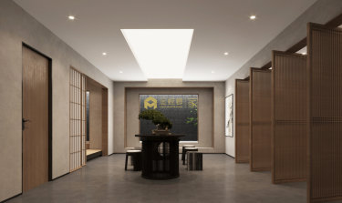 238平别墅现代简约书房