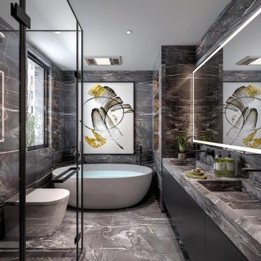 230平跃层/复式现代简约卫生间