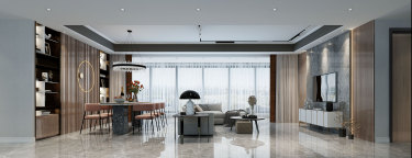 216平5室现代简约餐厅