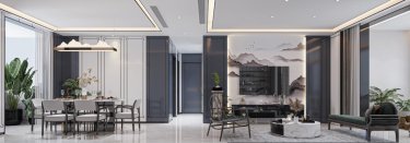 143平4室雅致新中餐厅