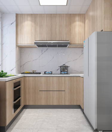 92平2室原木风厨房