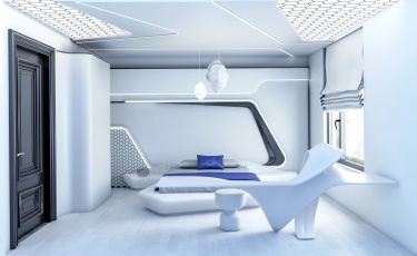 433平别墅现代简约儿童房