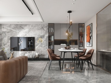 135平国瑞熙墅现代风格