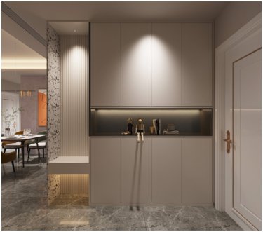 108平3室现代简约卧室